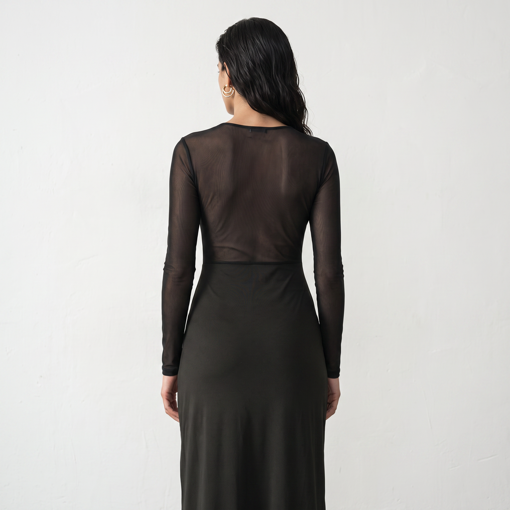 Knot-Front Tie-Waist Dress