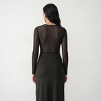 Knot-Front Tie-Waist Dress