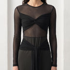 Knot-Front Tie-Waist Dress