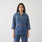 Lace Line Denim Co-ord Set