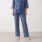 Lace Line Denim Co-ord Set