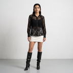 Lace Sheer Shirt