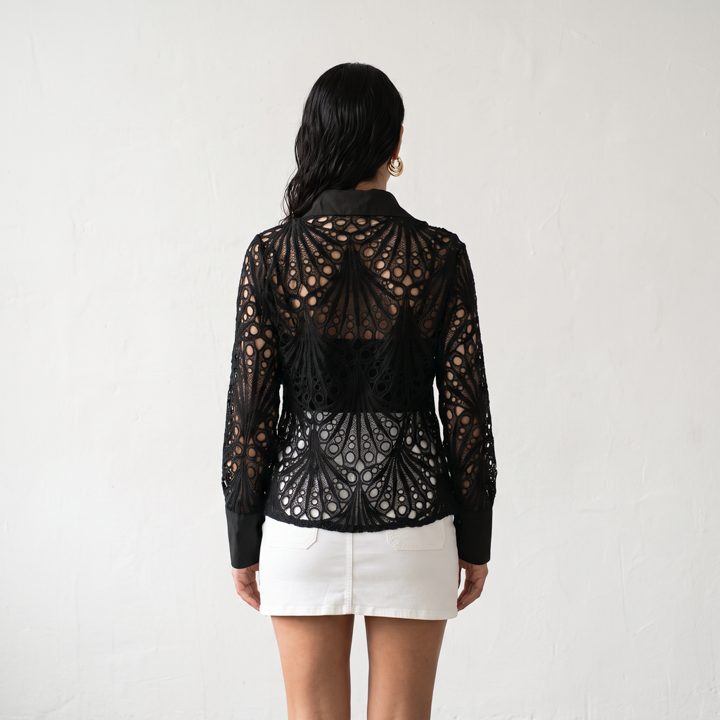 Lace Sheer Shirt