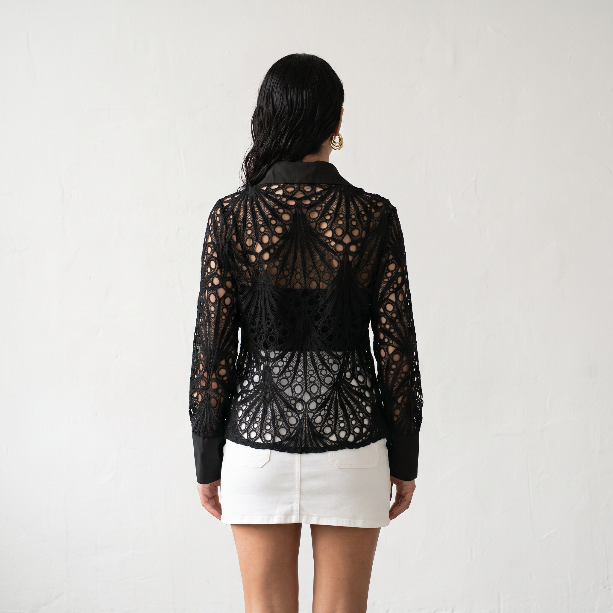 Lace Sheer Shirt