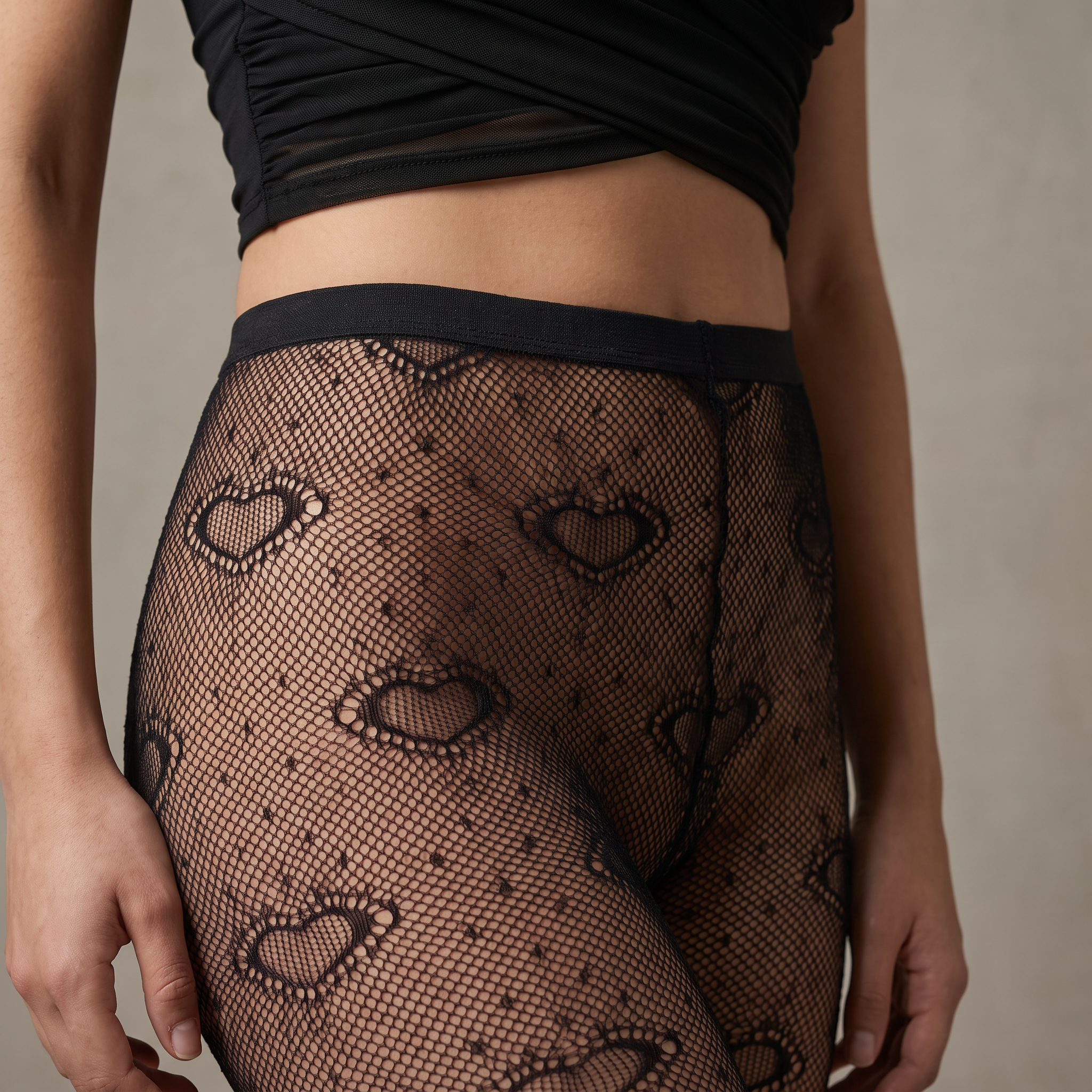 Love Mesh Stockings