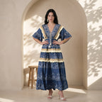 Fringe Bloom Maxi  Dress