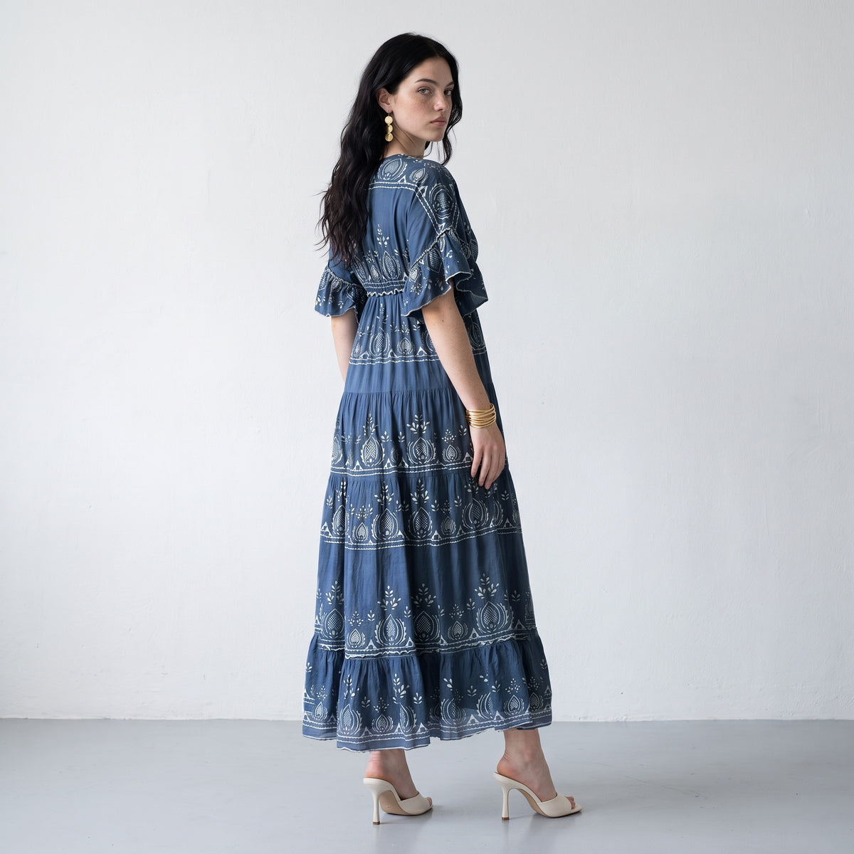 Fringe Bloom Maxi  Dress