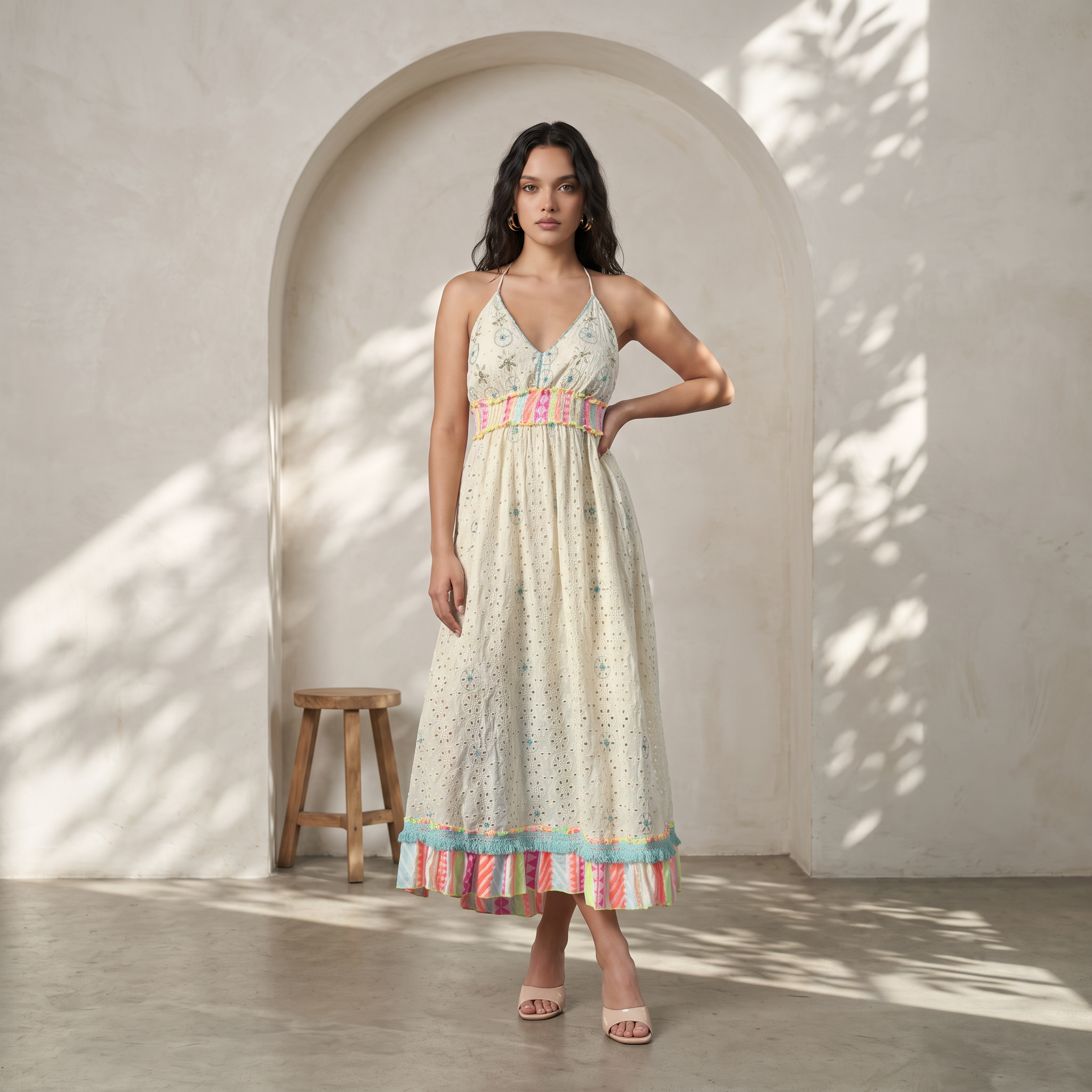 Meadow Muse  Schiffli Dress