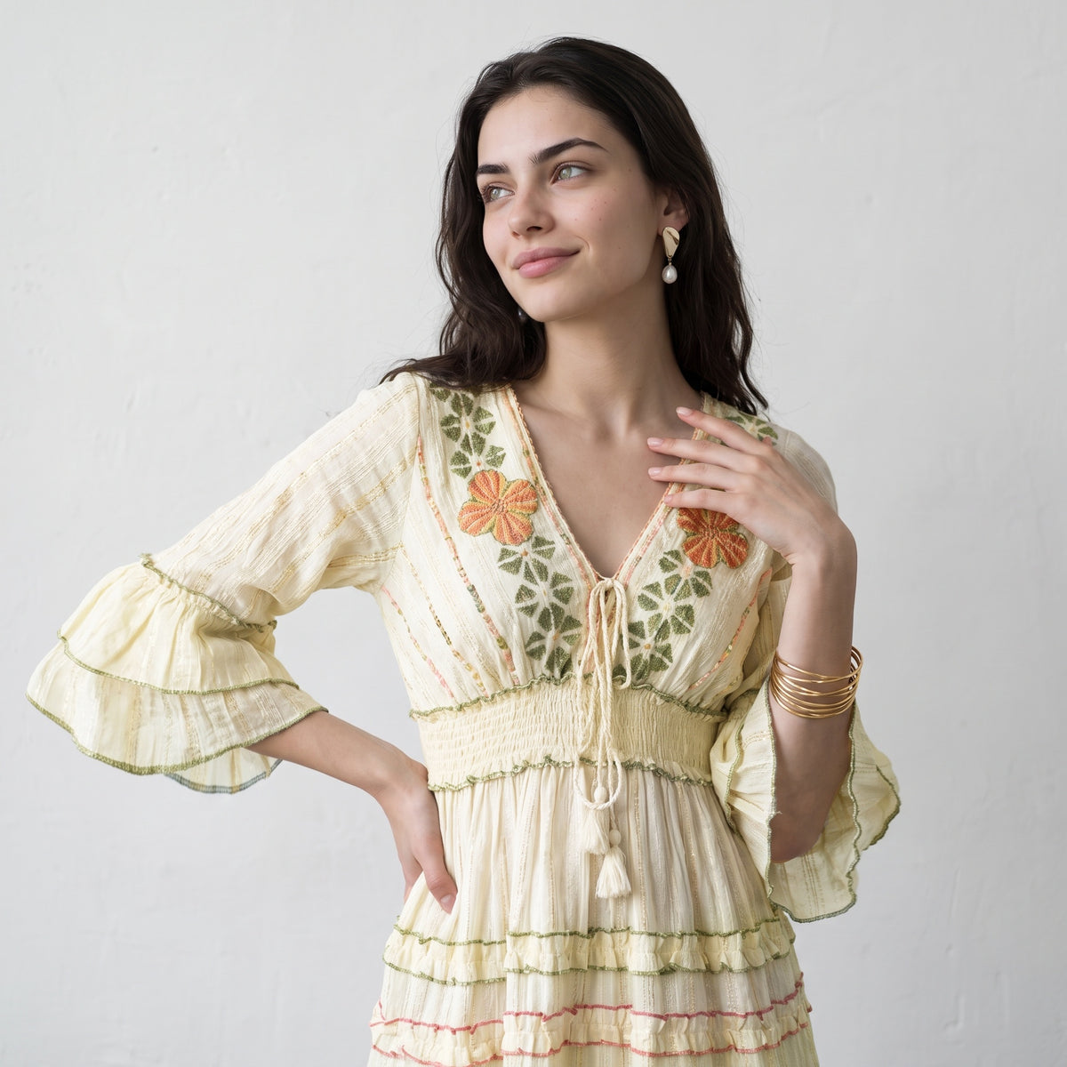 Bloomique Embroidery Dress