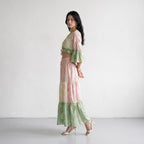 Tassel Glow Pink Schiffli Co-ord Set