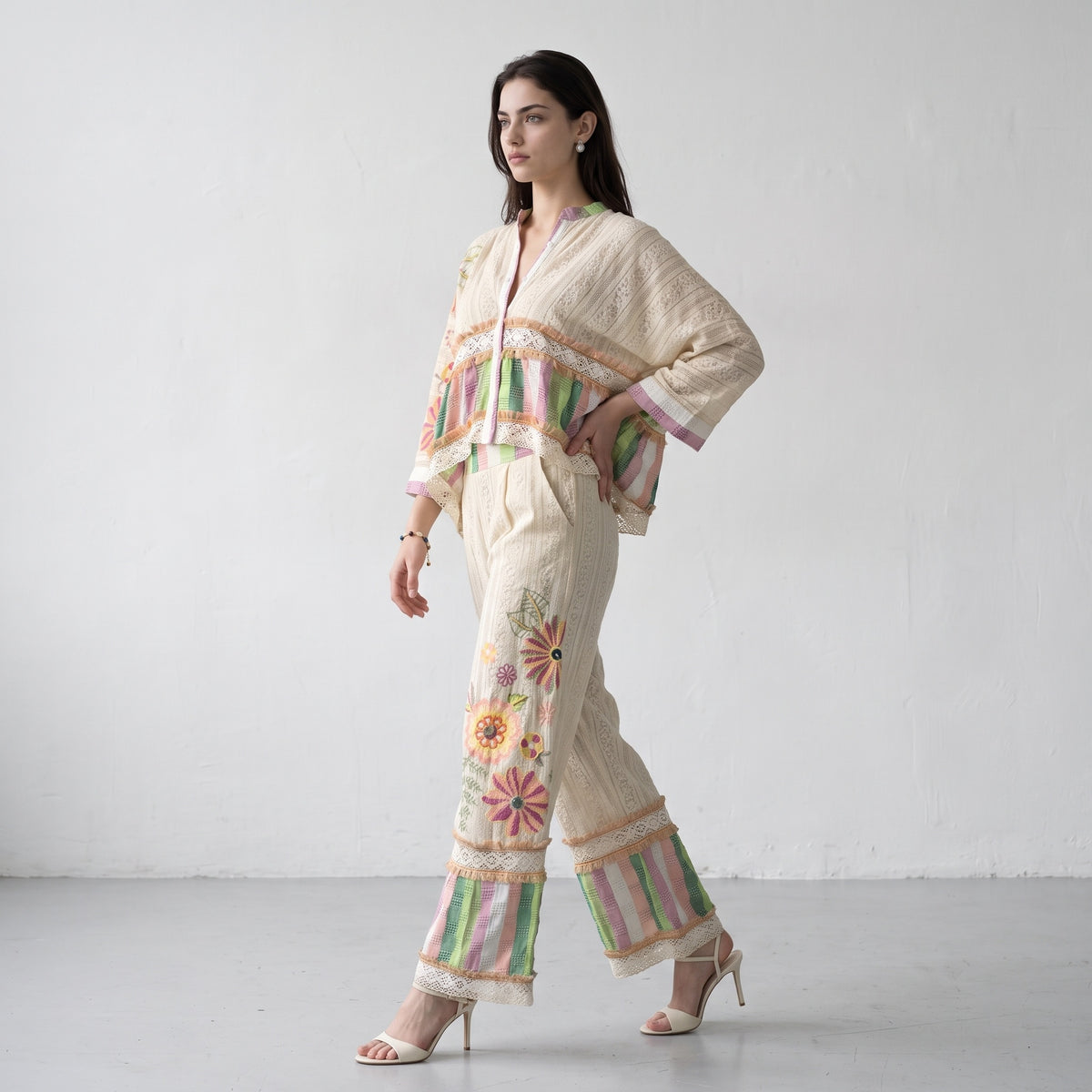 Embroidered Aura Coord Set