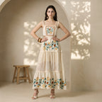 Lace Mirage Embroidered Maxi Dress