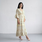 Beadora Lurex Maxi Dress