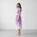 Ombre Pleated Two-Piece Set
