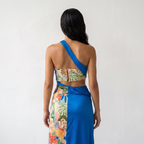 One-Shoulder Monokini with Cover Up
