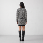 Opulent Knitted Two-piece Dress