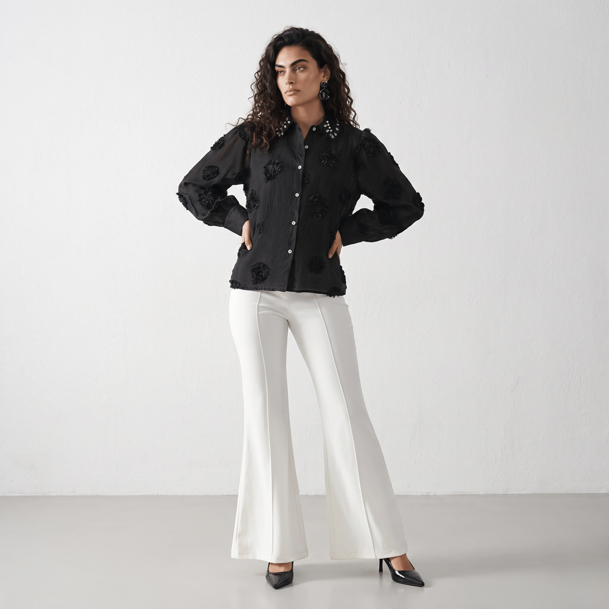 Pearl Embellished Shirt