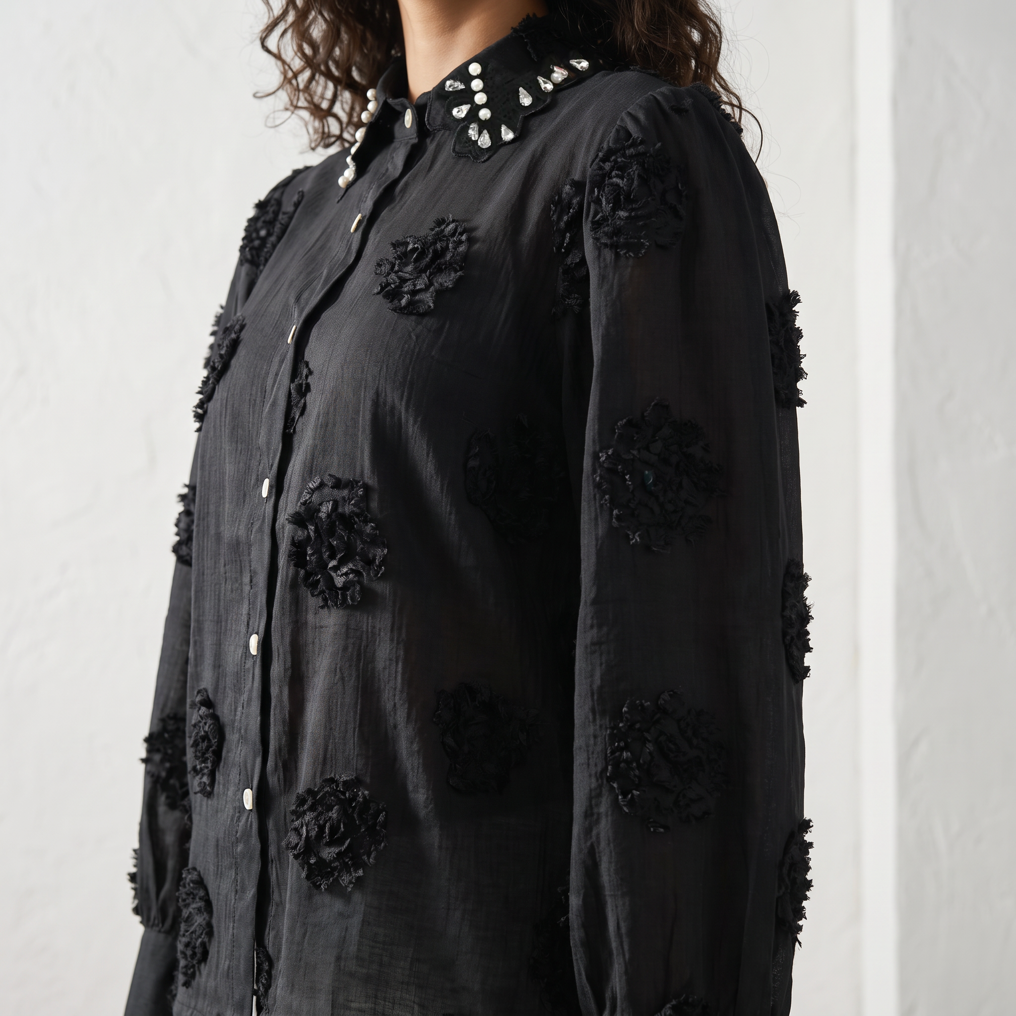 Pearl Embellished Shirt