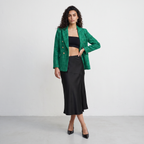 Plaid Tweed Blazer