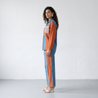 Rhineblock Denim Two-Piece Set