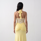 Ruched Bodice Maxi Dress