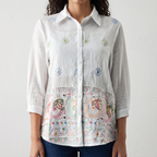 Statement Embroidery Shirt