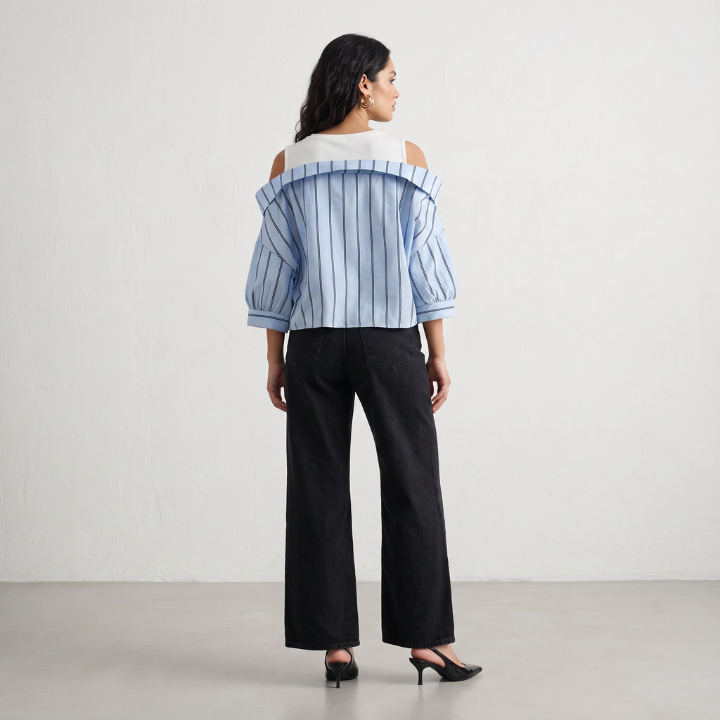 Striped Fusion Tee