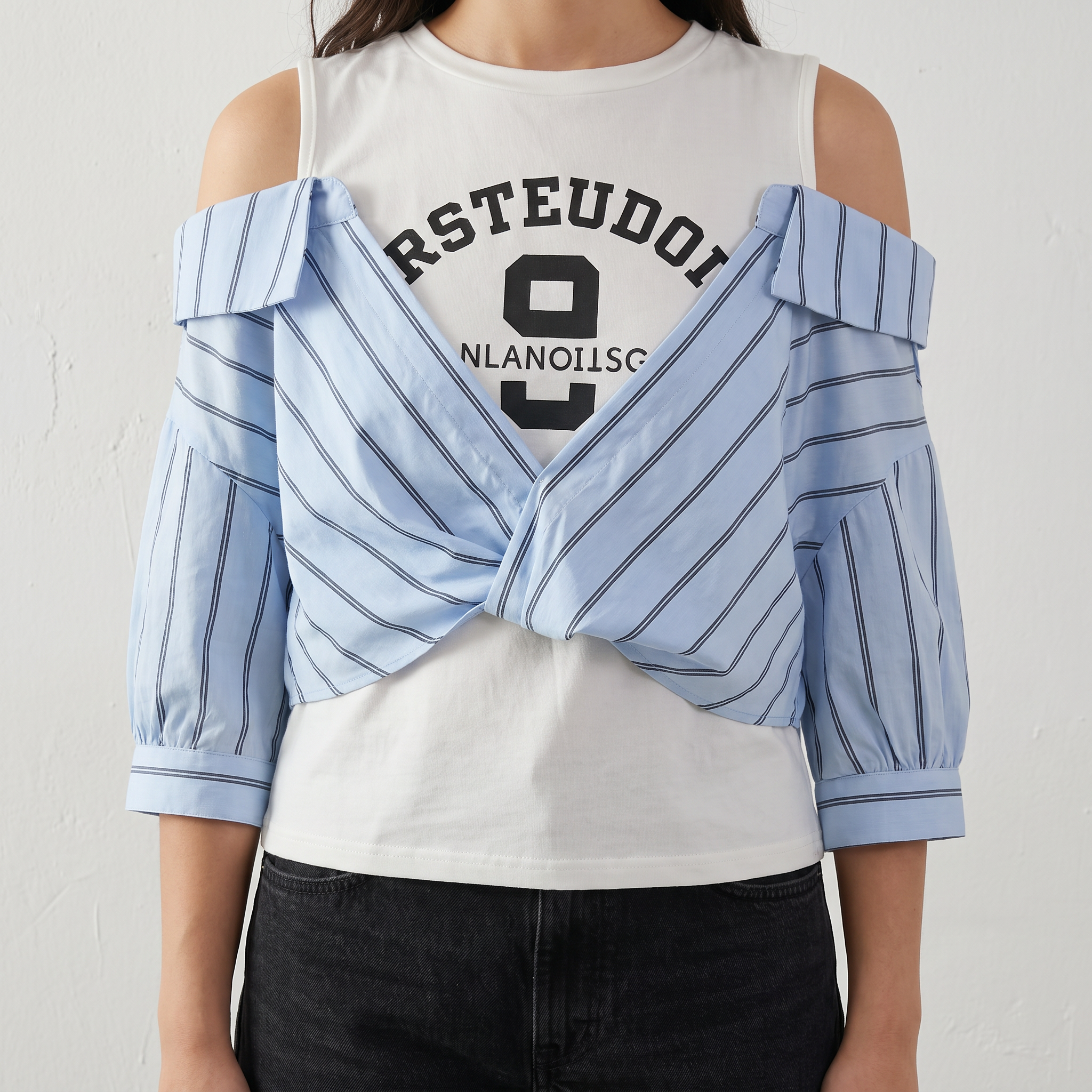 Striped Fusion Tee