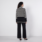 Striped Knitted Two Piece Set