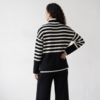 Striped Knitted Two Piece Set