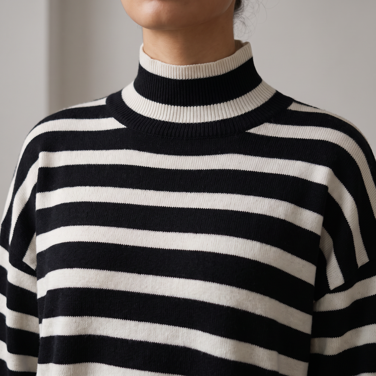 Striped Knitted Two Piece Set