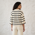 Striped Knitted Two Piece Set